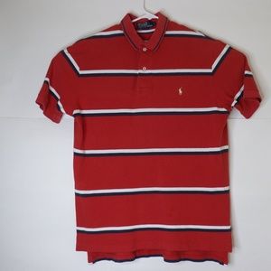 Ralph Lauren Polo Rugby  Polo Shirt SZ L Sriped